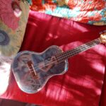It's a picture of a fancy uke!